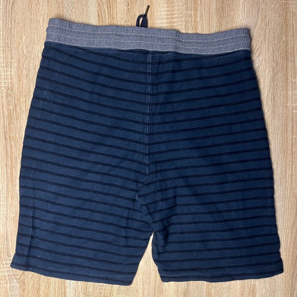 Navy Cloth Shorts Gray Striped Old Navy